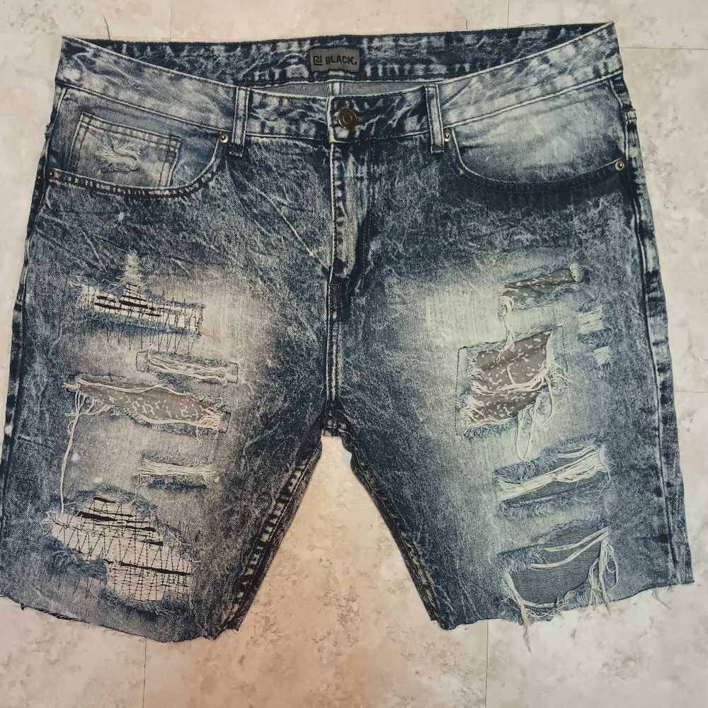 denim shorts